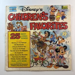 Vintage 1979 Disney Children's Favorites Vol 1 Vinyl LP record Disneyland